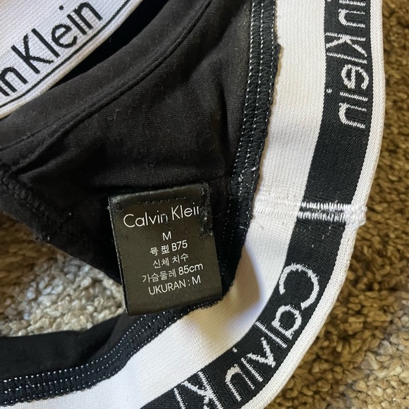 Calvin Klein Black Bralette - Picture 2 of 2
